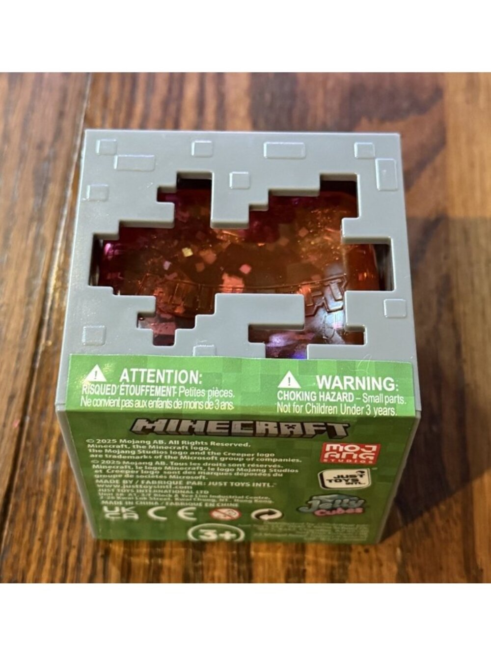 NEW PINK Mojang Minecraft Jelly Cube Squishy